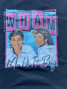 WHAM! ワム! Pastel Make It Big Tシャツ Lサイズ 黒