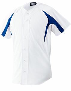 【新品】アシックス asics Jr.ゲームシャツ 130 ホワイト×ネイビー
