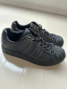 【26cm】【超激レア】【クロスパッチ付】アディダス×クロムハーツ スーパースター　スニーカー　シューズ　ブーツ　adidas chromehearts