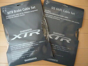 SHIMANO シマノ XTR シフトケーブル・ブレーキケーブル・セット BLACK ブラック 品番 / Y60098060SHIMANO Y80098090