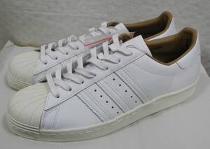 新品 アディダス スーパースター 80s EDIFICE 2016年製 adidas superstar エディフィス別注 限定モデル 天然皮革 jp29.0