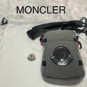 【新品】MONCLER モンクレール ボディバッグ ショルダー グレー