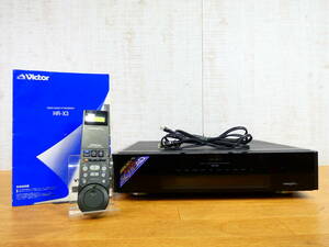 Victor ビクター S-VHSビデオデッキ HR-X3 リモコン付 映像機器 ※ジャンク＠120(4)