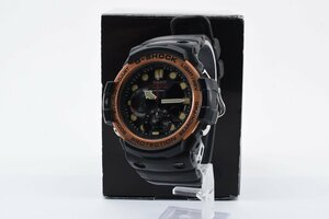 美品 箱付き カシオ ジーショック GN-1000RG クロノグラフ ラウンド ゴールド ソーラー メンズ 腕時計 CASIO G-SHOCK