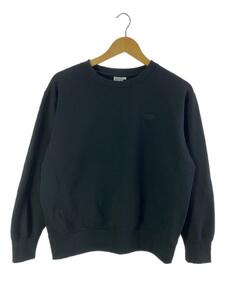 THE NORTH FACE◆HEATHER SWEAT CREW_ヘザースウェットクルー/M/ポリエステル/ブラック