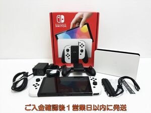 【1円】任天堂 Nintendo Switch 有機ELモデル 本体/箱 セット ホワイト ゲーム機本体 初期化/動作確認済 K07-555yk/G4