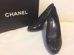 ★CHANEL★シャネル★エナメル★パンプス★ヒール★