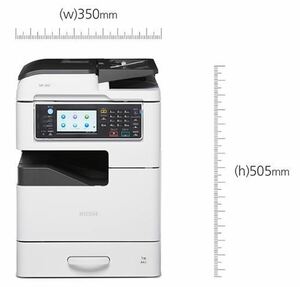 稀少新品未使用品●RICOH/リコー A3対応デジタルモノクロ複合機 MP305+ SPF●付属品完備