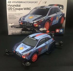 ミニ四駆 PRO★ヒュンダイ i20 クーペ WRC★タミヤ 組立部分塗装済み 製作品