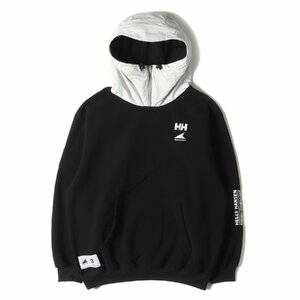 DESCENDANT ディセンダント パーカー サイズ:3 22AW HELLY HANSEN フリース パーカー OCEAN FREY COLLECTION RP FLEECE HOODY ブラック