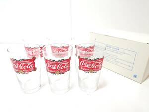 C60 Coca-Cola コカコーラ ６個セット レトログラス ノベルティ 昭和レトロ