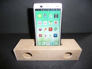 iPhone スマホ 携帯電話 ステレオ 2スピーカー 木製 ウッド モバイルホルダー 車 ポータブル スタンド 電源不要 新品 限定