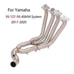 KO Lightning / ステンレス エキパイ エキゾーストパイプ / Yamaha ヤマハ YZF-R6 YZFR6 2017-2020