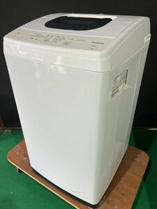 ◆GE43 全自動電気洗濯機 日立 NW-50G型 日立 5.0kg洗い ホワイト　動作品　HITACHI　22年製◆T