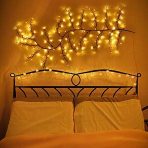 Lecone LEDテープライト 樹枝形 部屋の装飾用 144個のLED電球 間接照明 クリスマスデコレーション 室内装飾 8パターン 壁 寝室 