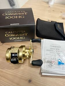 美品　シマノ　21カルカッタコンクエスト 100HG SHIMANO CALCUTTA CONQUEST KDW クラッチカスタム　カケヅカデザインワークス