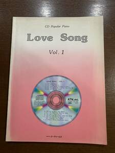 CD無し ピアノ 楽譜 LOVE SONG Vol.1 ラブソング 練習 初心者