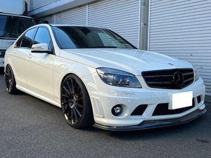 【諸費用コミ】:★静岡県藤枝市★中古車★ 2008年 AMG C63 K&W車高調・HRE20インチAW 機械式LSD サンルーフ 本革シート