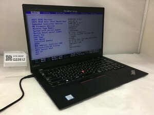 ジャンク/ LENOVO 20HQA020JP ThinkPad X1 Carbon 5th Intel Core i5-7200U メモリ8.19GB SSD128.03GB 【G22812】