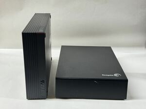 Seagate SRD00F2 2TB/ BUFFALO HD-NRLD2.0U3-BA 2TB ハンドディスク 外付けHDD 計2点　まとめ　本体のみ　(60s)