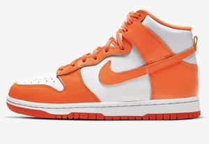 新品 即決 28.0cm US10 NIKE DUNK HIGH RETRO ORANGE BLAZE SYRACUSE DD1399-101 ナイキ ダンク ハイ シラキュース