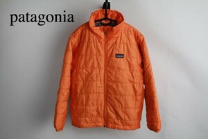 パタゴニア patagonia キッズ ナノパフジャケット XS【5/6】アウトドア キャンプ 子供 保育園 幼稚園 公園 おしゃれ 雪 冬 中古 4歳 ５歳 6