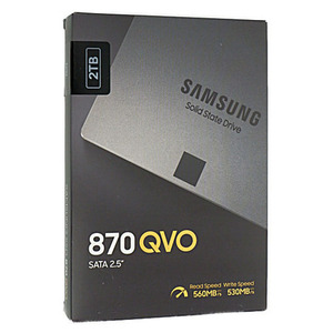 SAMSUNG 2.5インチ SSD 870 QVO MZ-77Q2T0B/IT 2TB [管理:1000016187]