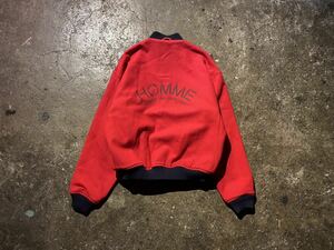 HOMME COMME des GARCONS 78~84 ロゴリバーシブルスタジャン オムコムデギャルソン デカオム 1978~1984 HJ-090380 M