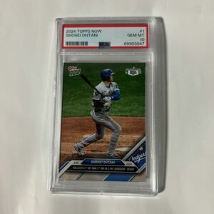 【PSA10】GEM MINT 大谷翔平 2024 MLB Topps now ドジャースデビュー ソウルシリーズ 開幕戦 Shohei OHTANI card #1 韓国 47