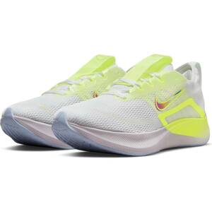 ☆NIKE WMNS ZOOM FLY ４ PRM 白/蛍光黄/薄青/ピンク/青 22.5cm ナイキ ウィメンズ ズーム フライ 4 プレミアム DN2658-101