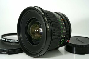 美品 Canon New FD NFD 20ｍｍ f2.8 超広角 単焦点 マニュアル オールドレンズ