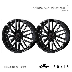 LEONIS/SK ムラーノ Z50 アルミホイール2本セット【19×8.0J 5-114.3 INSET43 HYPER BMC】0038342×2