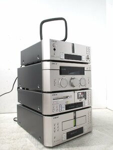 ■◆ SONY DHC-MS919 システムコンポ アンプ ラジオ ＣＤプレーヤー ＭＤレコーダー TA-MS919 ST-MS919 CDP-MS919 MDS-MS919 4デッキSET