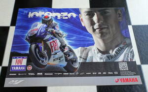【MotoGP】2009 FIAT YAMAHA TEAM #99 Jorge Lorenzo(ホルヘ・ロレンソ) ポスター (非売品） ヤマハ YZR-M1