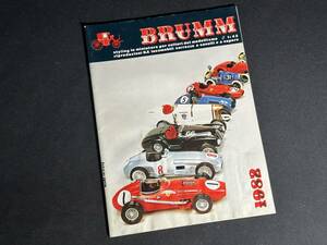 【 貴重品 】1982年 ブルム カタログ BRUMM CATALOG 当時物 / ミニカー / ミニチュアカー / フィアット フェラーリ ポルシェ / イタリア車