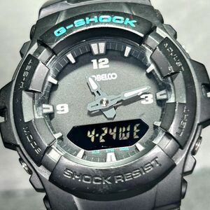 非売品 90周年 美品 CASIO カシオ G-SHOCK ジーショック KOBELCO 神戸製鋼コラボ G-100 腕時計 クオーツ アナデジ 多機能 動作確認済み