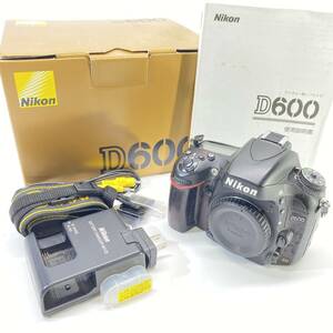 1円～ 8T30730424 Nikon ニコン デジタル一眼レフカメラ ボディのみ バッテリー 充電器 D600 カメラ 撮影機器 通電確認 動作未確認