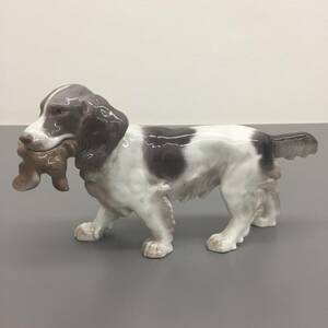 【美品】B&G ビングオーグレンダール フィギュリン 狩猟犬 陶器