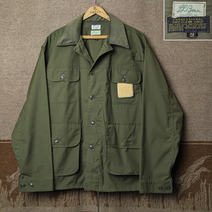 美品 ビッグサイズ 【LL Bean】 60s Warden Jacket 筆記体タグ 60年代 ワーデン ジャケット ハンティング フィッシング ビンテージ 50s70s