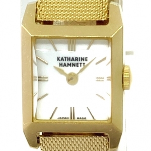KATHARINEHAMNETT(キャサリンハムネット) 腕時計 - KH-8802 レディース 白