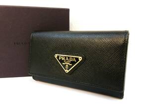 本物税込プラダ サフィアーノ 6連キーケース【PRADA】