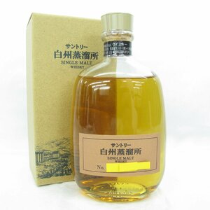 1円～【未開栓】SUNTORY サントリー 白州蒸溜所限定 シングルモルト ウイスキー 300ml 43% 箱付 11548454 0419