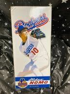 MLB 2002年8月24日　ドジャーススタジアム配布バブルヘッドドール　野茂英雄　当日チケット付き　フィギュア　ロスアンゼルスドジャース