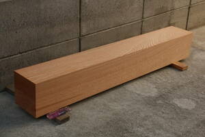 欅　けやき　ケヤキ　柾目材　無垢材　木彫　彫刻材　長さ84.3cm　幅11.8cm　厚み11.7cm