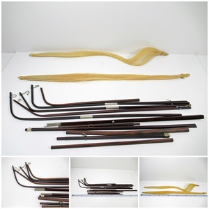 ◆[A35]バイオリン弓交換用品　バイオリン弓の毛　バイオリン パーツ　弓交換用アクセサリー　バイオリン弓　楽器部品　現状品