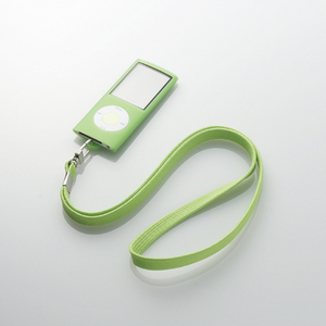 第4世代iPod nanoケース◆4th iPod nano　シリコンケースセット　6点セット◆緑色グリーン色　液晶保護フィルム、ストラップ他付属セット