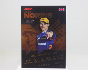 【topps】 F1 2021 ターボアタック インサートカード No.LE3G LANDO NORRIS/ランド・ノリス / 公式トレーディングカード
