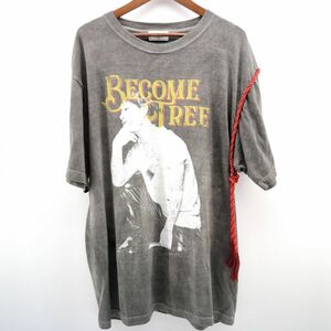 BECOME TREE×TAKUYA PhotoT-shirt ART-TypeB グレー SIZE XL 半袖Tシャツ メンズ ◆3109/宮竹店