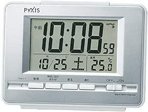 セイコークロック 置き時計 目覚まし時計 電波 デジタル 温度表示 表示 PYXIS ピクシス BC411