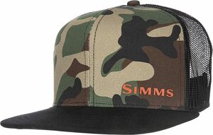 SIMMS シムス　CX Flat Brim Cap Woodland Camo OS フラット　ブリム　キャップ